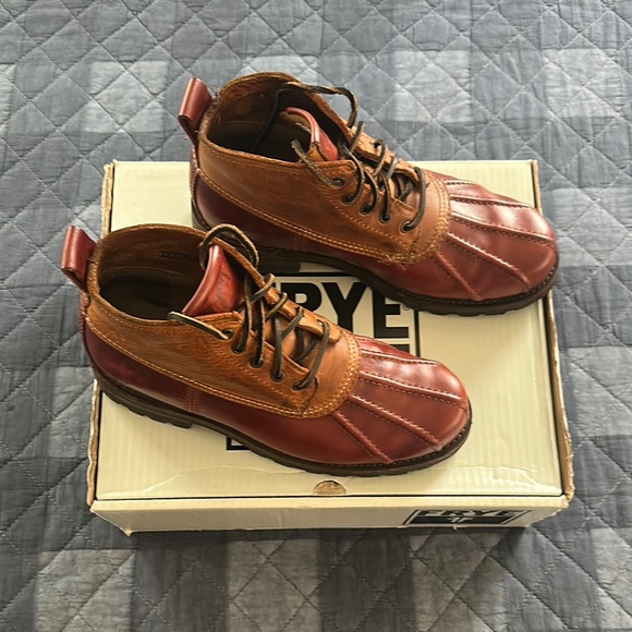 Frye Men's Brown Leather Shoes - Picture 2 of 7